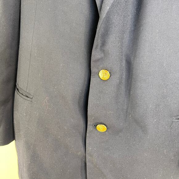 Mr. Ned Mercury Super 120 Navy Blue Blazer Sport Coat Dandy Corpcore Office - Picture 3 of 6